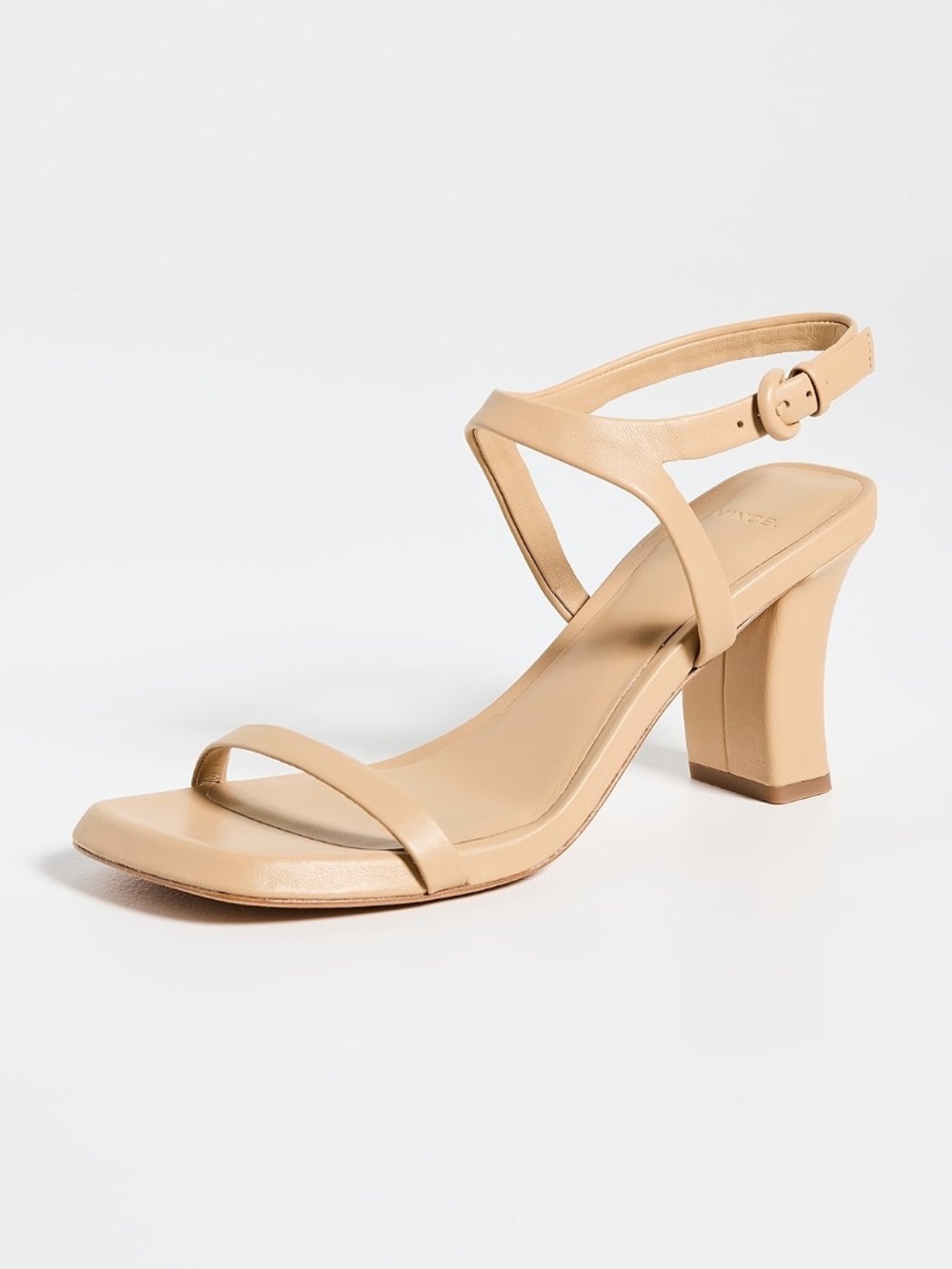 Vince Leather Sandals color blonde